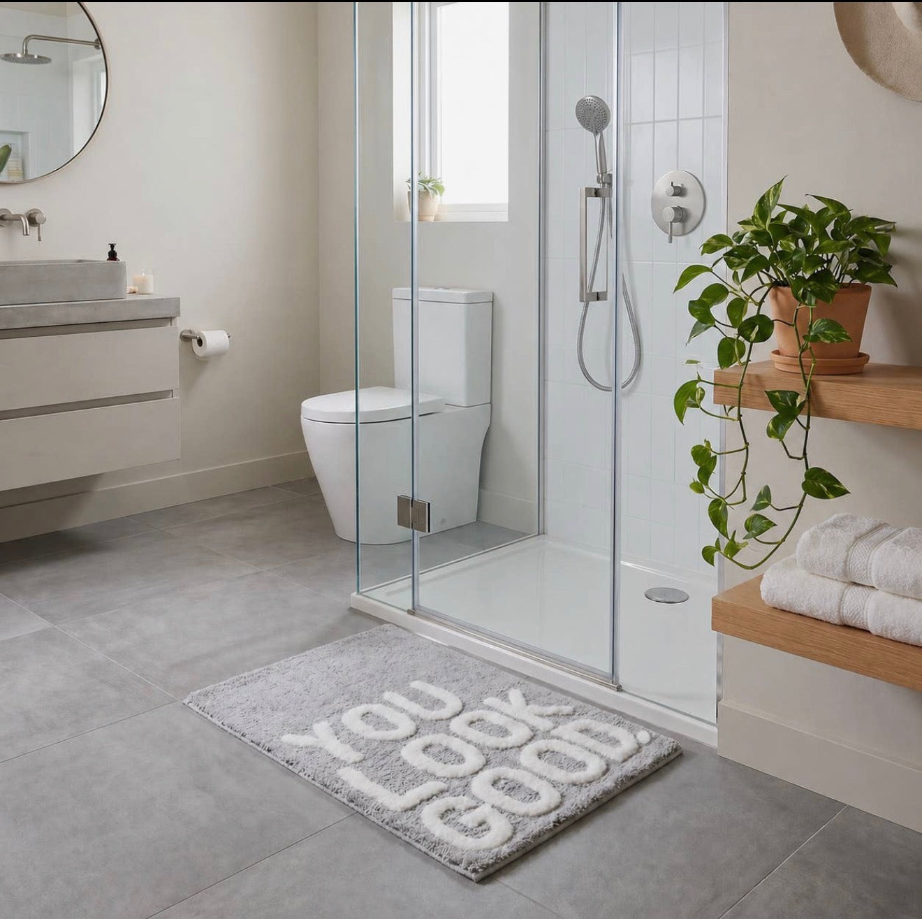 You Look Good Bath Mat