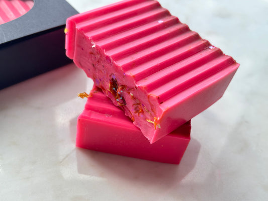 Papaya + Blood Orange Handmade Oatmeal Soap