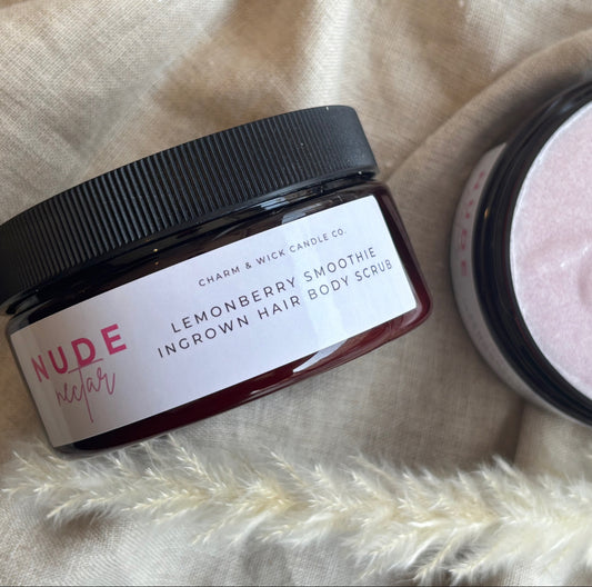 Nude Nectar - Lemonberry Smoothie Ingrown Hair Body Scrub