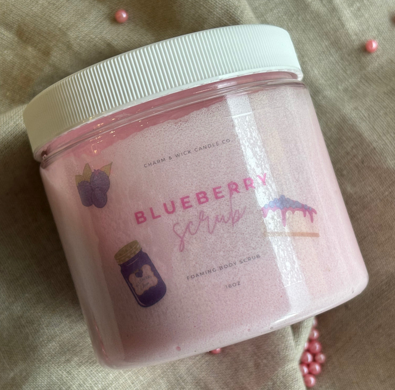 Blueberry Foaming Body Scrub