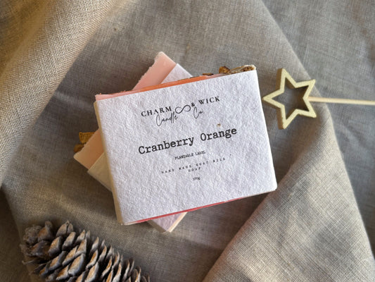 Cranberry Orange Handmade Goat Milk Soap