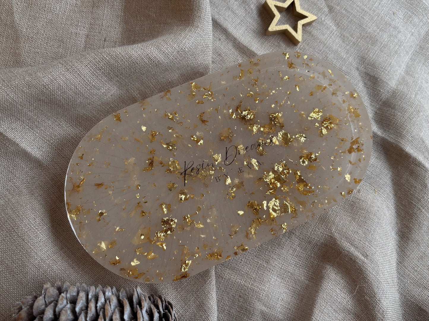 Gold Flakes Tray S