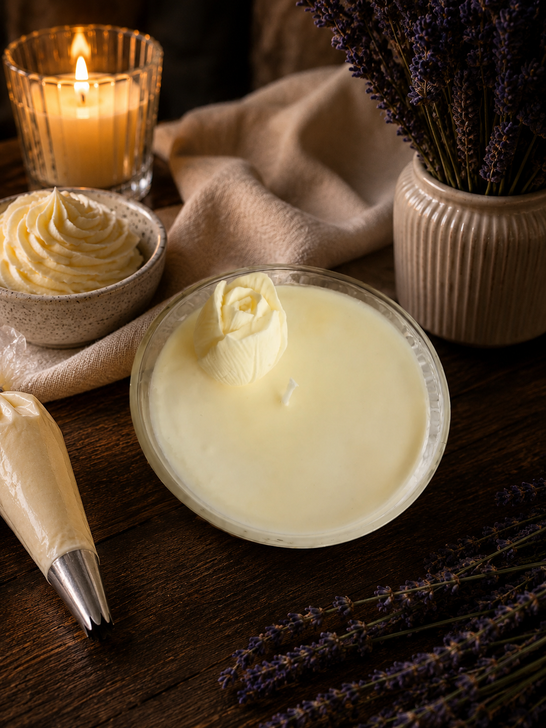 Vanilla Buttercream Lavender